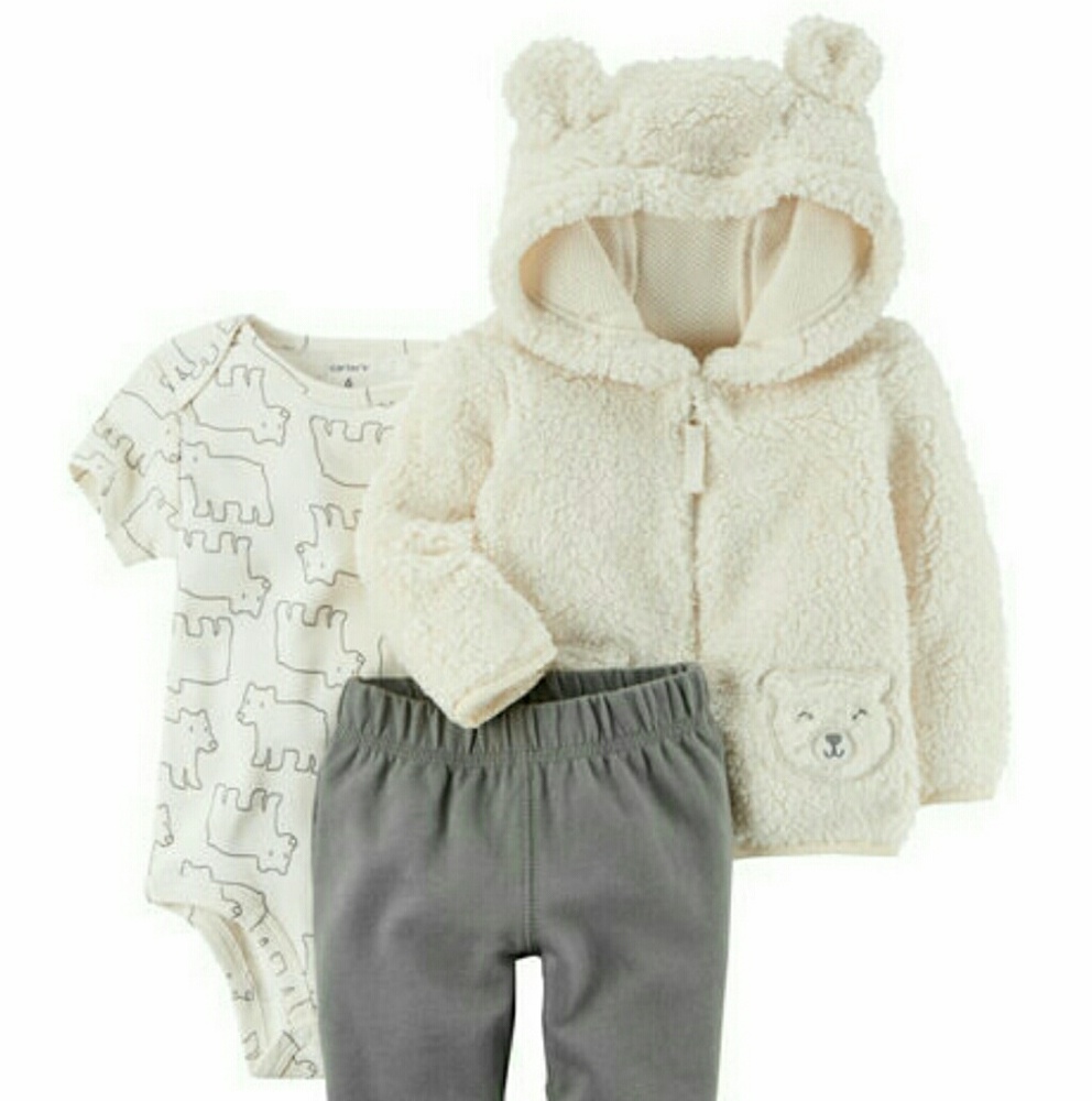 ❄Carter's Three Piece Polar Bear Set❄